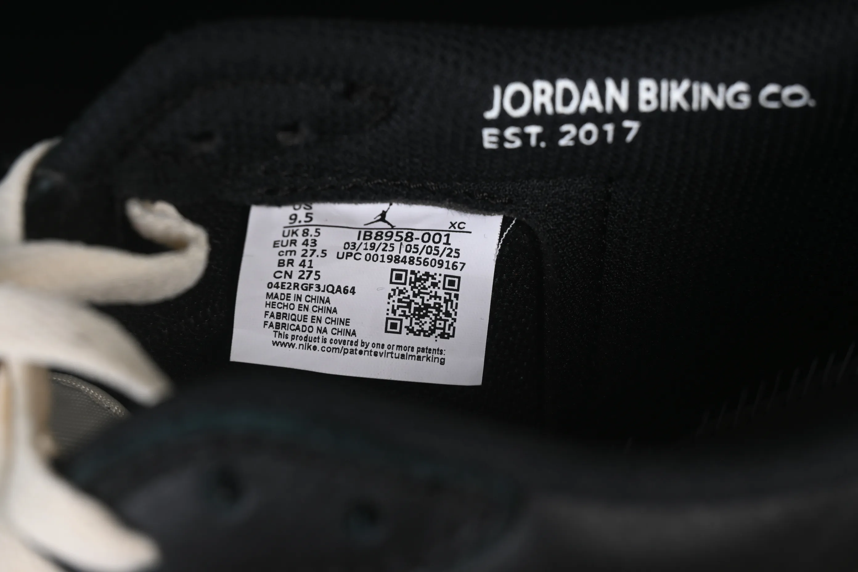 All categories Air Jordan Jordan series basketball shoes Air Jordan 1 Low foreign trade version Nigel Sylvester x Air Jordan 1 Low AJ1 Joe 1 joint low-top cultural casual sneakers IB8958-001